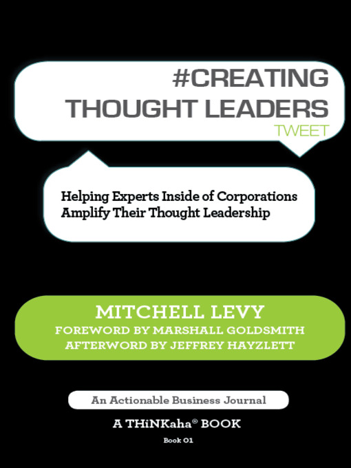 Cover image for #CREATING THOUGHT LEADERS tweet Book01